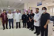 بازدید دکتر محمدرضا مهاجری تهرانی رئیس بخش غدد و دیابت به مناسبت روز پرستار