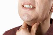 Are thyroid problems associated with sore throat?