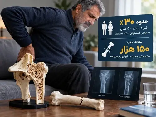 زنان سالمند در معرض خطر بیشترپوکی استخوان 